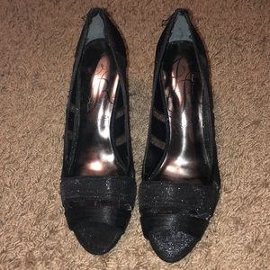WORN ONCE black heels